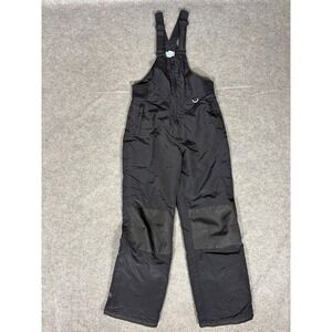 Slalom Youth XL Black Insulated Snow Bibs Ski Overalls YB727008BLK